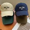 Soft Sport Embroidered Outdoor Letter Baseball Cap Solid Color Cap Korean Style Hat Women Hat