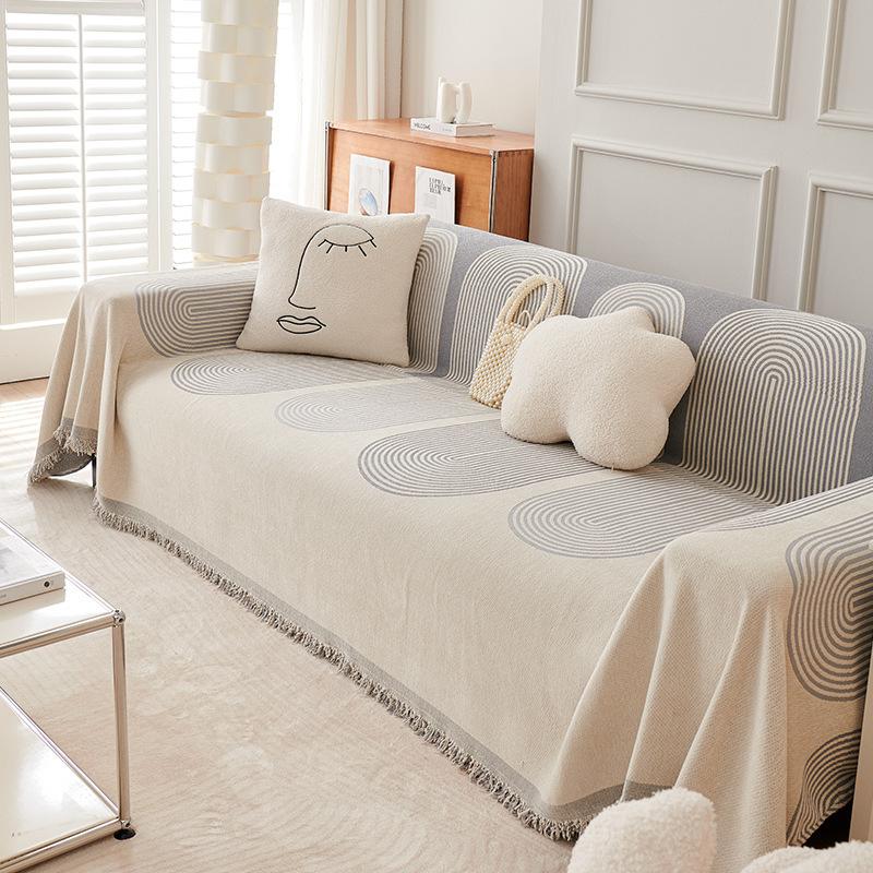 Neues Verdicktes Anti-Katzenkratz Chenille Doppelseitiges Sofa-Handtuch für Alle Jahreszeiten, All-inclusive, Einfacher Sofabezug, Sofa Vollbezugs-Handtuch