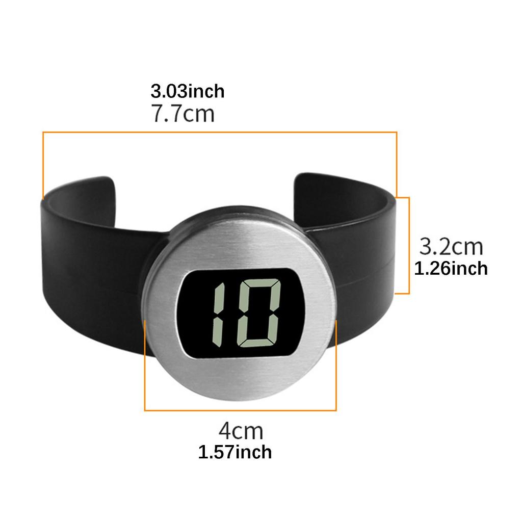 Wine Bottle Thermometer Creative Lightweight Portable Easy To Use Bar Tool Simple with LCD Display Wine Temperature Detector