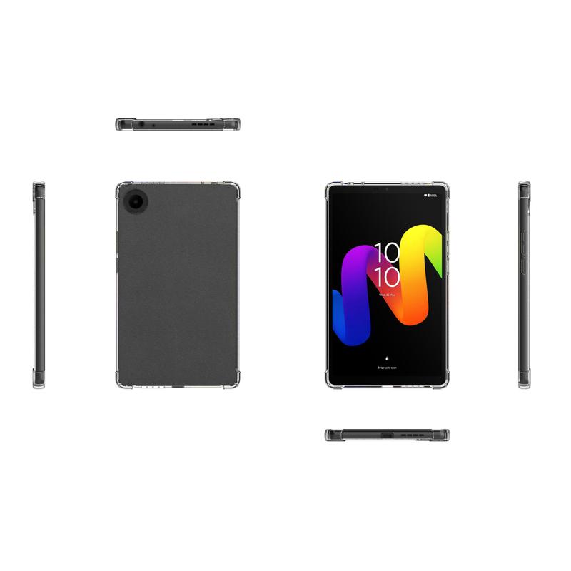Shockproof Anti-Fall Transparent TPU Case for TCL Tab 8/11 Gen 2 11FE Note A1 Nxtpaper Plus 2026 Tab 10L Gen4 with 4 Corner Airbag Protective Cover