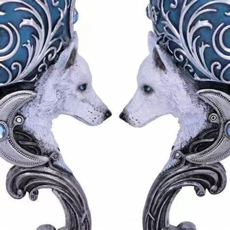 Cupa Medievală 3D Mitologie Dragon Roșu 2023 - Pahar de Vin Personalizat pentru Cupluri