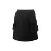 Puma Logo z literą Nadruk Duża kieszeń Vintage Oddychająca Praca Casual Spódnica Spódnice damskie Czarny 537428-01
