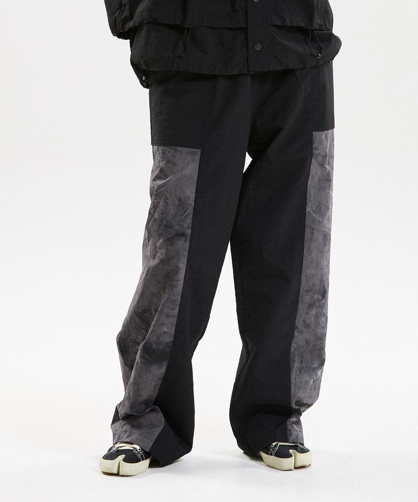 SHVTO Tie Dye Gray Baggy Pants