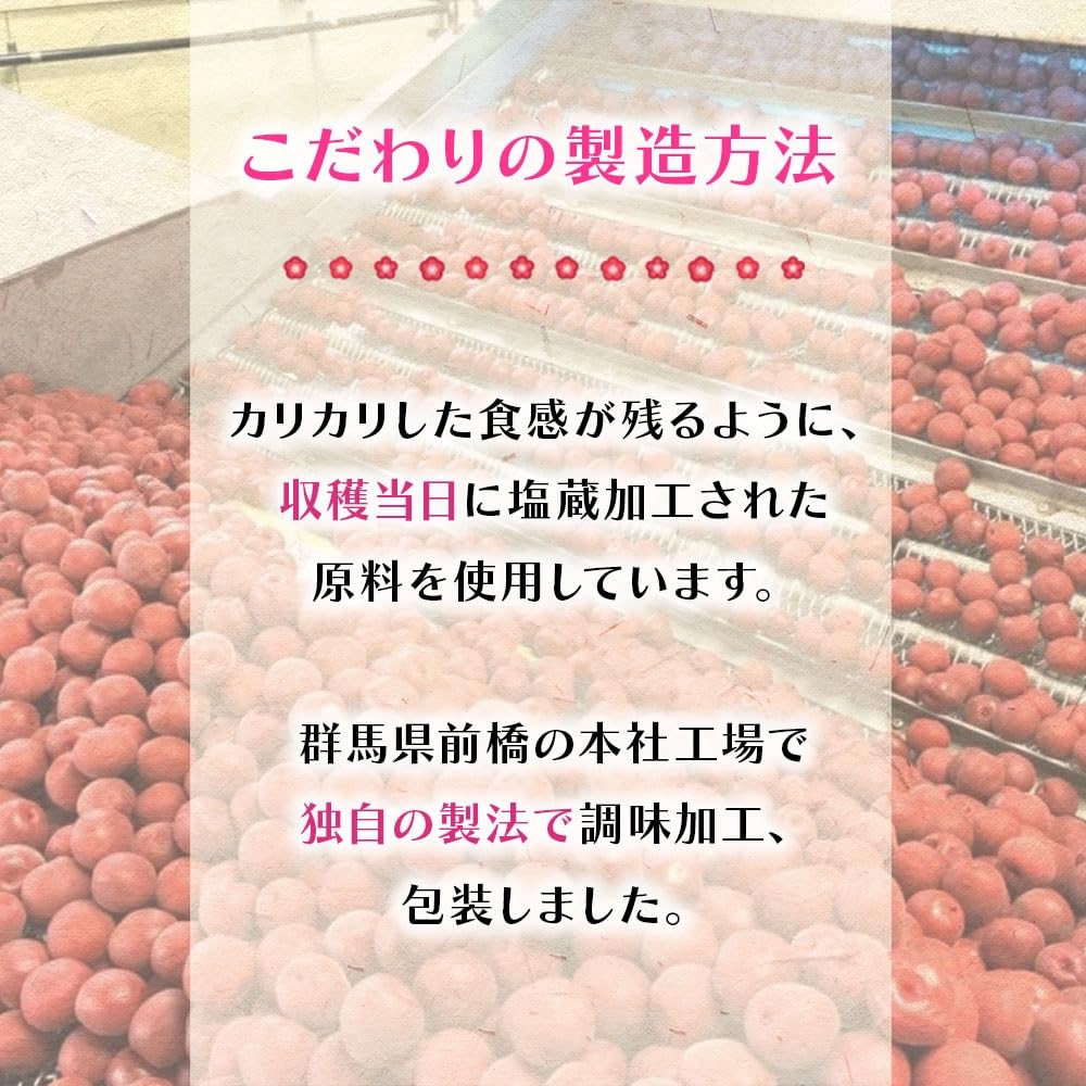 Kenko Seikatsu Ume Shiba Business Size 1kg Crunchy Ume Individually Packaged Bulk Large Capacity Online Limited Edition