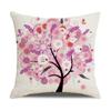 Ins Nordic Style Cartoon Tree Car Sofa Pillow Custom Nap Pillow Lumbar Cushion Cover Home