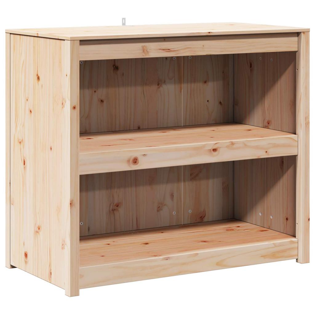 Outdoor Kitchen Cabinet with Shelf MEPPEL 3 Pieces Natural Douglas Fir