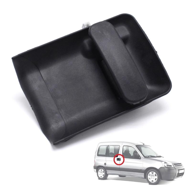 Durability Black Exterior Sliding Door Handle Right Side Replacement 9101.P8 Enhancing Security For Passenger Vehicles