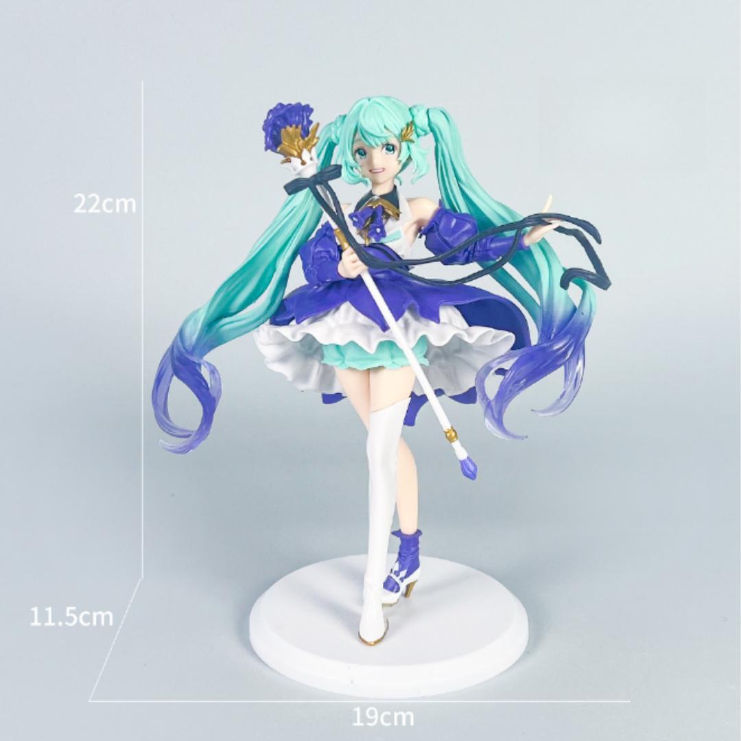 Hatsune Miku Desktop Schattige Actiefiguur Neko T-shirt Vers. Anime Figuur Kawaii Meisje Model Speelgoed Cadeau