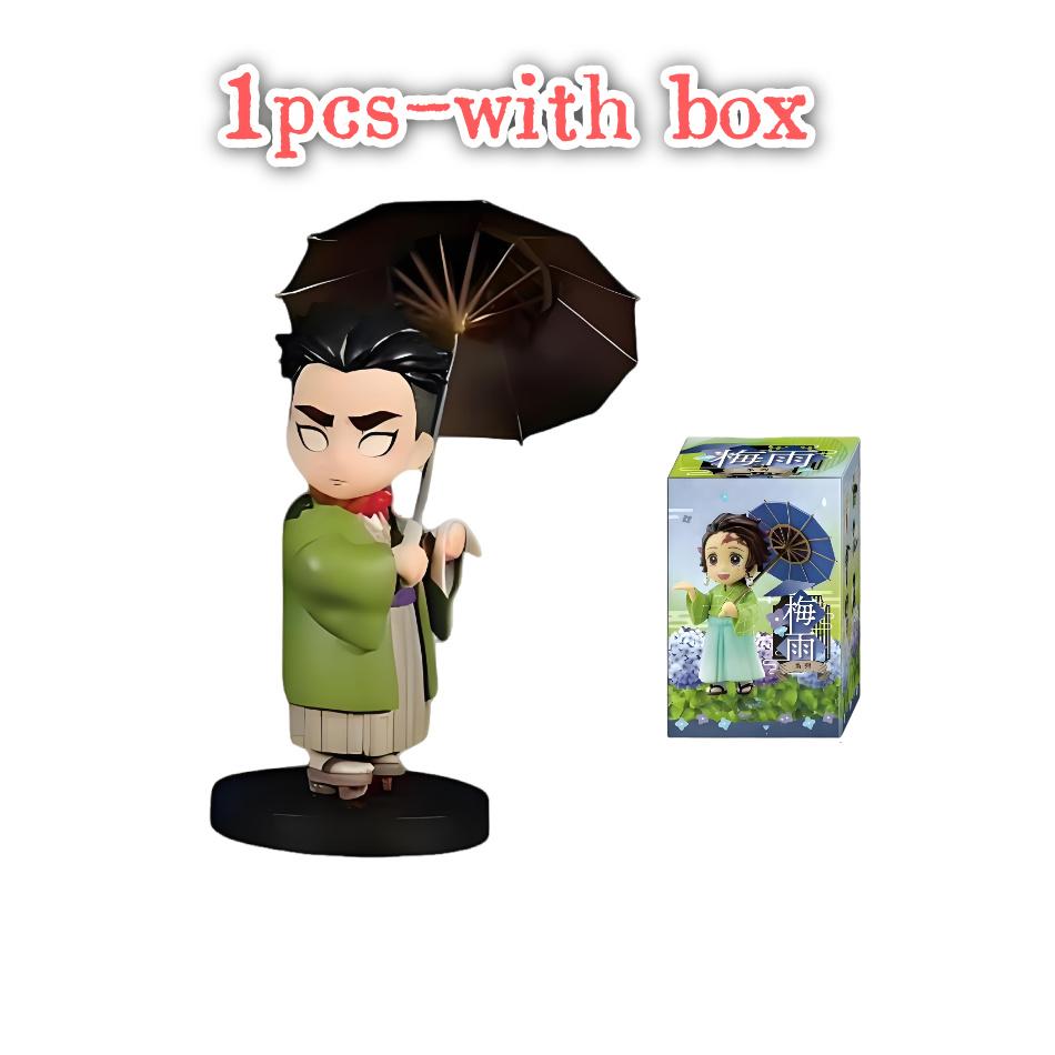 Demon Slayer Tanjiro Kamado Nezuko anime cartoon figure blind box creative statue model ornament surprise gift box