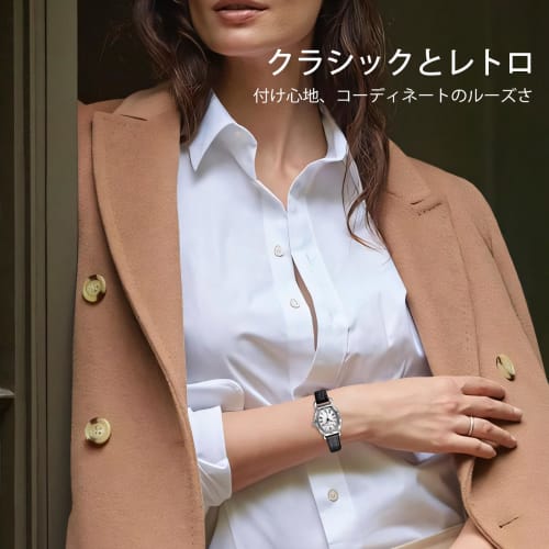 Women's Analog Quartz Wristwatch with Leather Strap, Slim Fit, Stylish, Waterproof, Ultra-Thin, Simple Design, Popular for Casual Fashion, Business, W