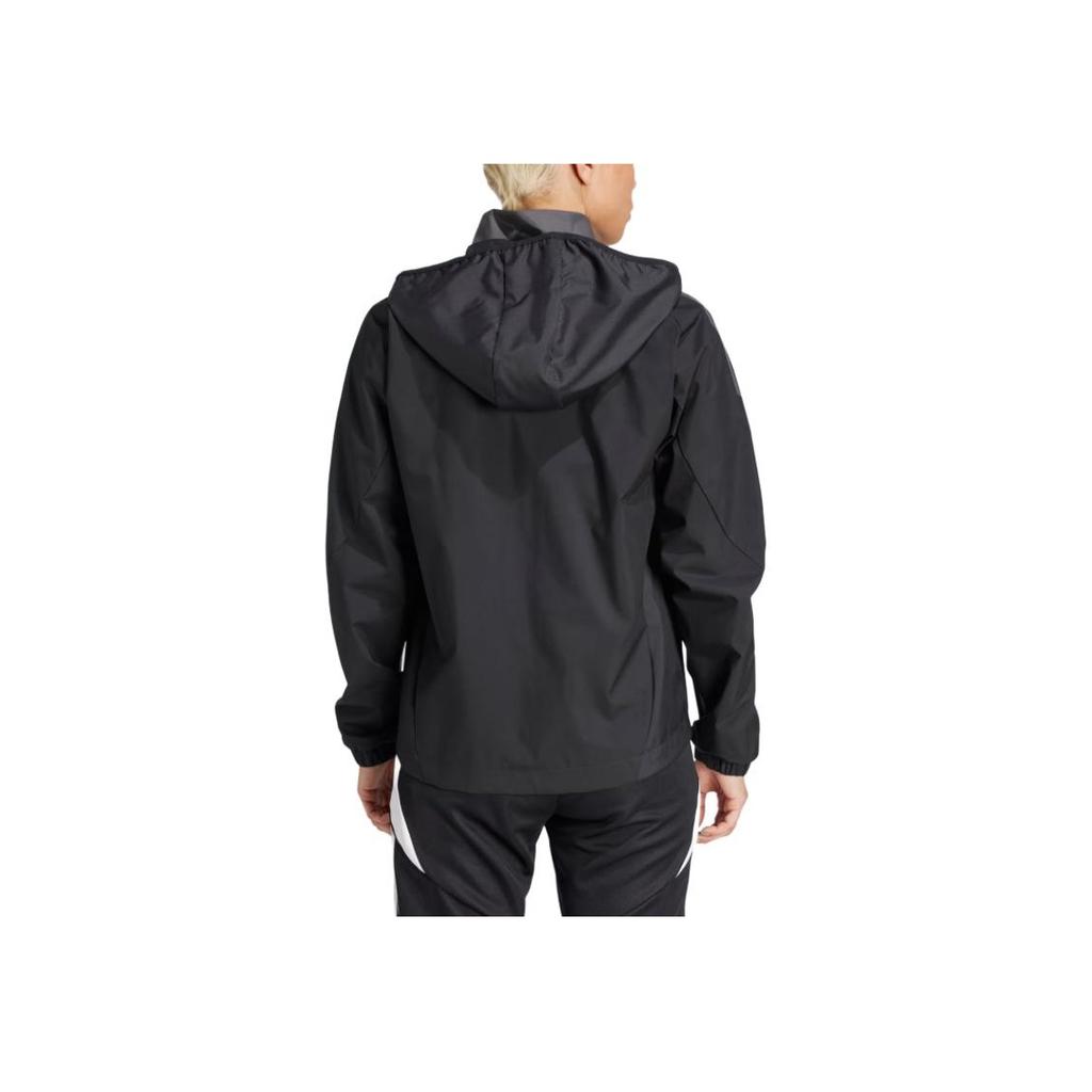 Adidas Tiro 24 C Hooded Zip Long Sleeve Jacket Women Jackets Black IJ7806