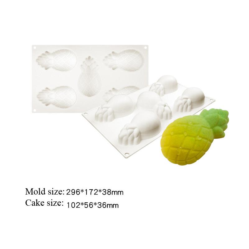 Simulated Fruit Silicone Mold Diy Fruit Dessert Mousse Cake Mold Candle Aromatherapy Soap Silicone Mold Home Decoration Mold