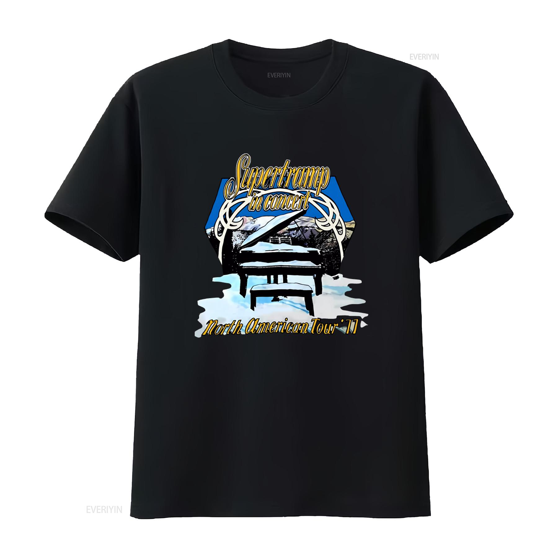 

1977 Supertramp in Concert North American Tour T Shirt Retro Rock Design for Music Lovers Sizes Available vintage Washed Soft 4XL