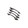 Outside Door Handle Cover Trim Fit For Benz E-Class 2009-2015 ABS Carbon Fiber