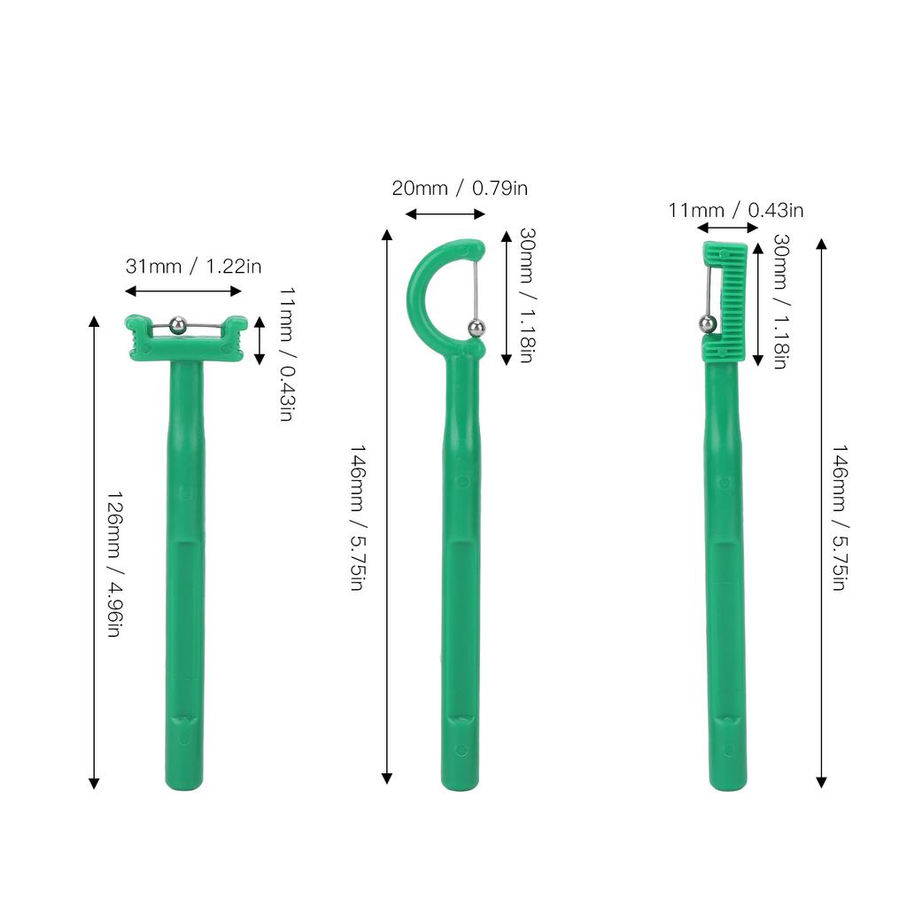3 Stück Zungenspitzen Übungsset Verschiedene Formen Verbessern Flexibilität Mundmuskelkraft Zungentrainingswerkzeuge