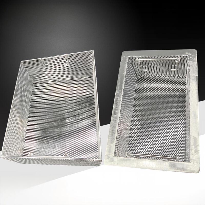 Stainless Steel Perforated Surgical Instrument Disinfection Basket