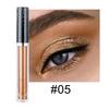 Ombre à paupières liquide diamant unique, 12 couleurs, perle psychédélique brillante, ombre à paupières couchée, maquillage en larmes de vers à soie