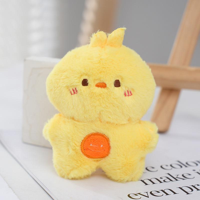 Soft And Cute Plush Smiling Animal Keychain Perfect Valentine's Day Gift Accessory