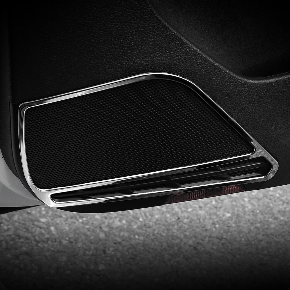Car Door Speaker Audio Sticker for Volkswagen Golf 7 MK7 7.5 MK7.5 2013 - 2019 4Pcs Loudspeaker Sound Cover Trim Accessories