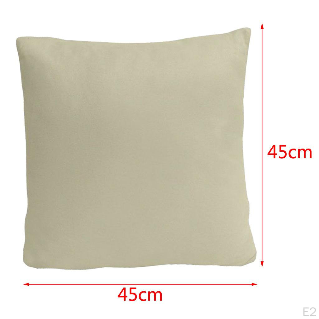 Soild Decorative Square Throw Covers Set Cushion for Sofa Bedroom Car