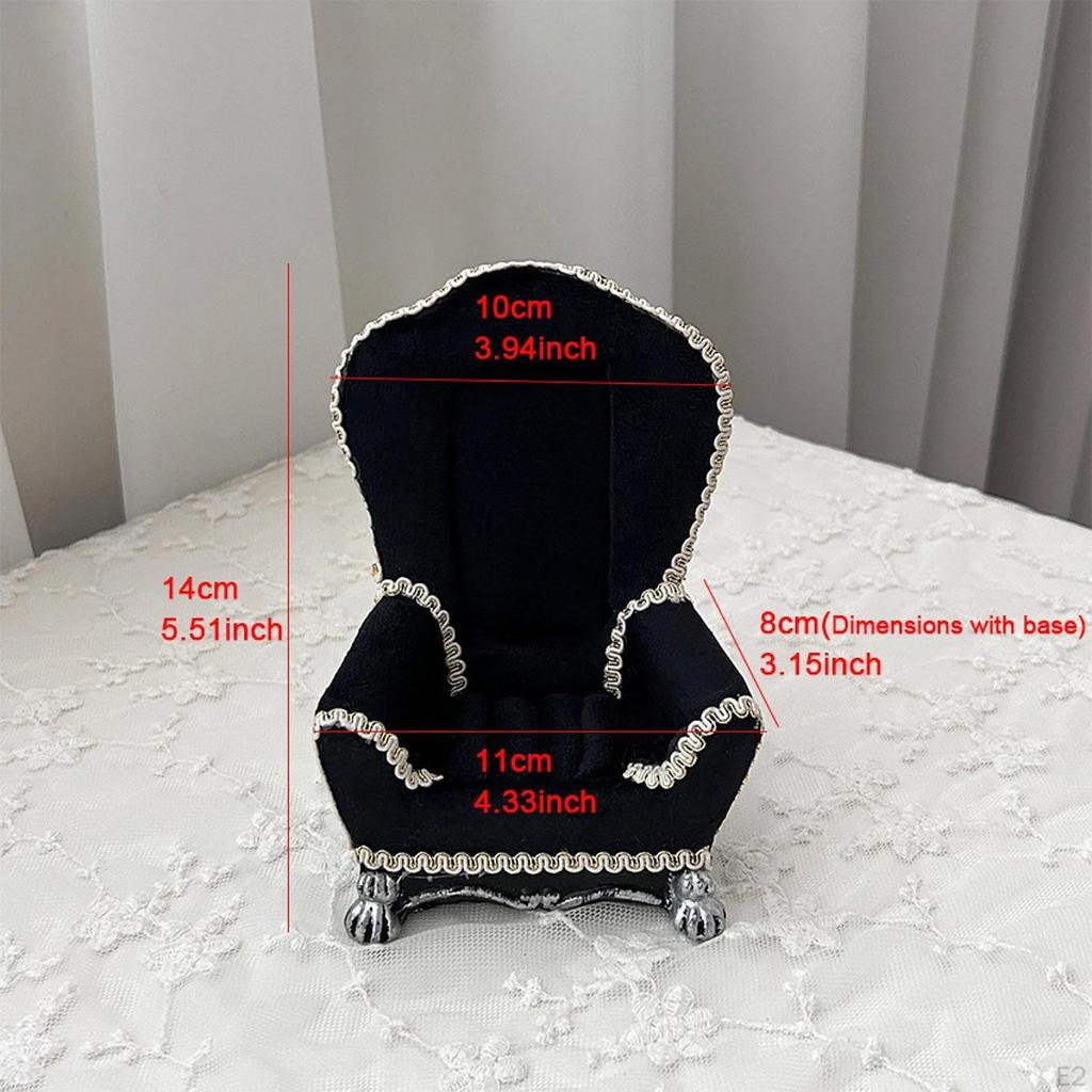 Doll Furniture Sofa, Jewelry Holder, Miniature Scene Supplies