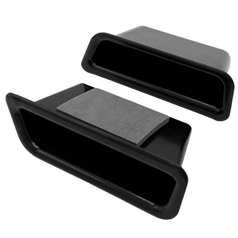 1 Pcs Car Door Side Storage Box Organizer Holder Interior Modification For Mustang Door Storage Box Lattice Car Storage Part