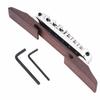 Silver Color Rosewood Bridge Wood And Metal Guitar Parts Guitar Saddles Guitar Bridge  Guitar Parts