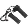 Universal Voltage E-Bike Scooter Twist Throttle Grip with Lock Key Waterproof Speed Regulating Handle Electric Motorcycle Parts