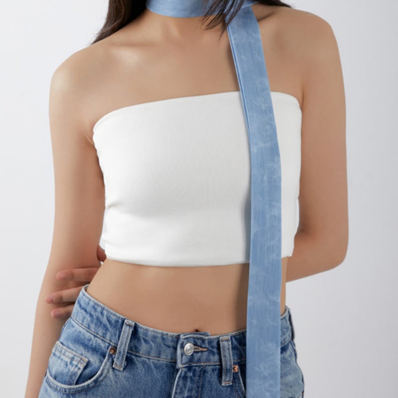 

Eireve LONG SCARF_LIGHT JEAN Light Gin