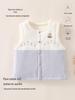 Autumn/Winter Baby Quilted Vest, Thick Cotton Belly Protection, Warm Sleeveless Jacket for Boys & Girls 0-2 Years