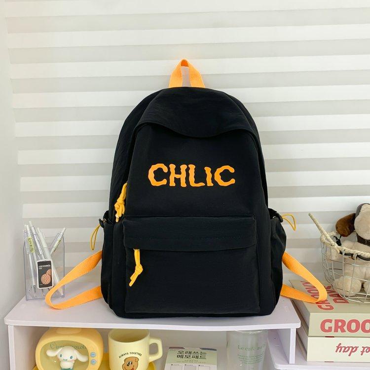 Schoolbag Schoolbag Japanese Ins High Value Simple Light Leisure Large Capacity Versatile Junior High School Student Backpacka