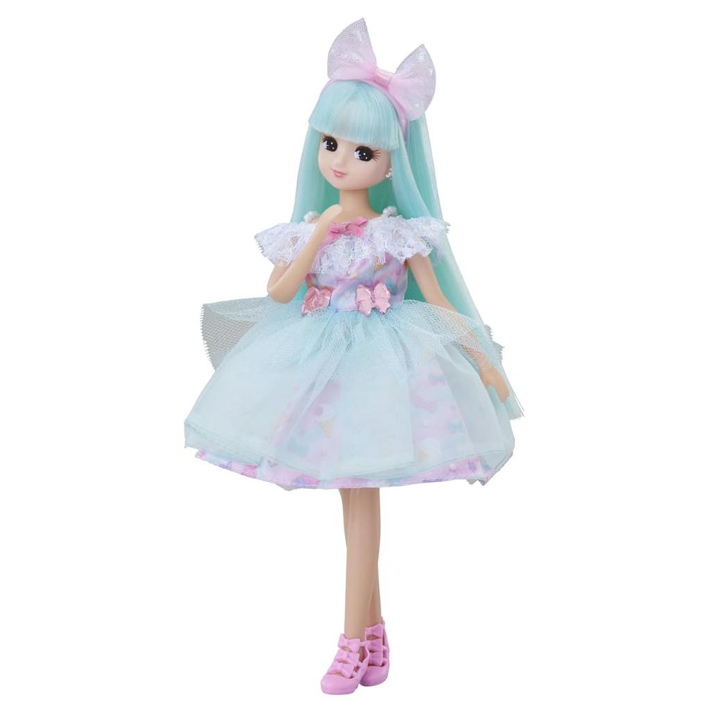 Takara Tomy Licca-chan Doll, Sparkling Color Change Gelato Licca-chan, Dress-up Pretend Play Toy, Ages 3 and Up