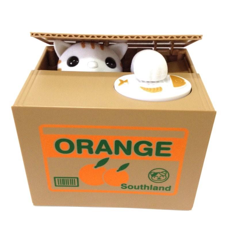 Очаровательная мультяшная креативная копилка-кошка, ворующая деньги, очаровательная детская сберегательная банка, подарок White Cat