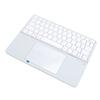   Keyboard with Touchpad Multifunctional Quiet Typing Rechargeable Foldable 64 Key Keyboard for Laptop Tablet
