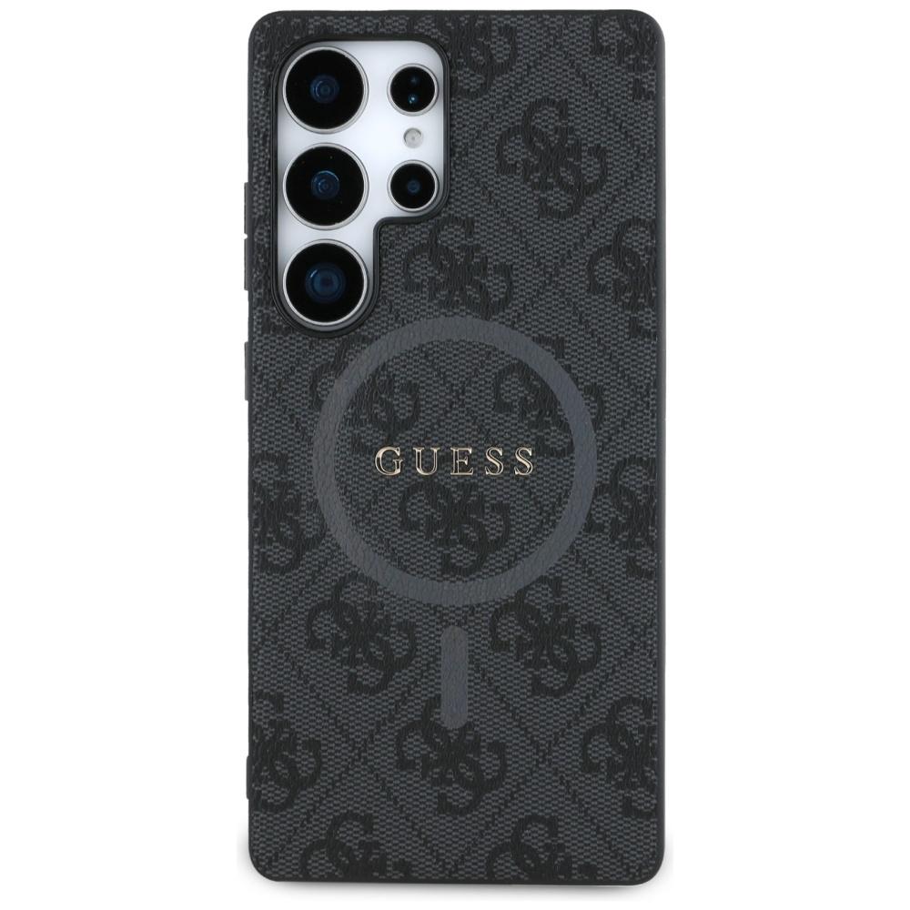 Etui Do Samsung Galaxy S25 Ultra Guess Leather Magsafe Czarny
