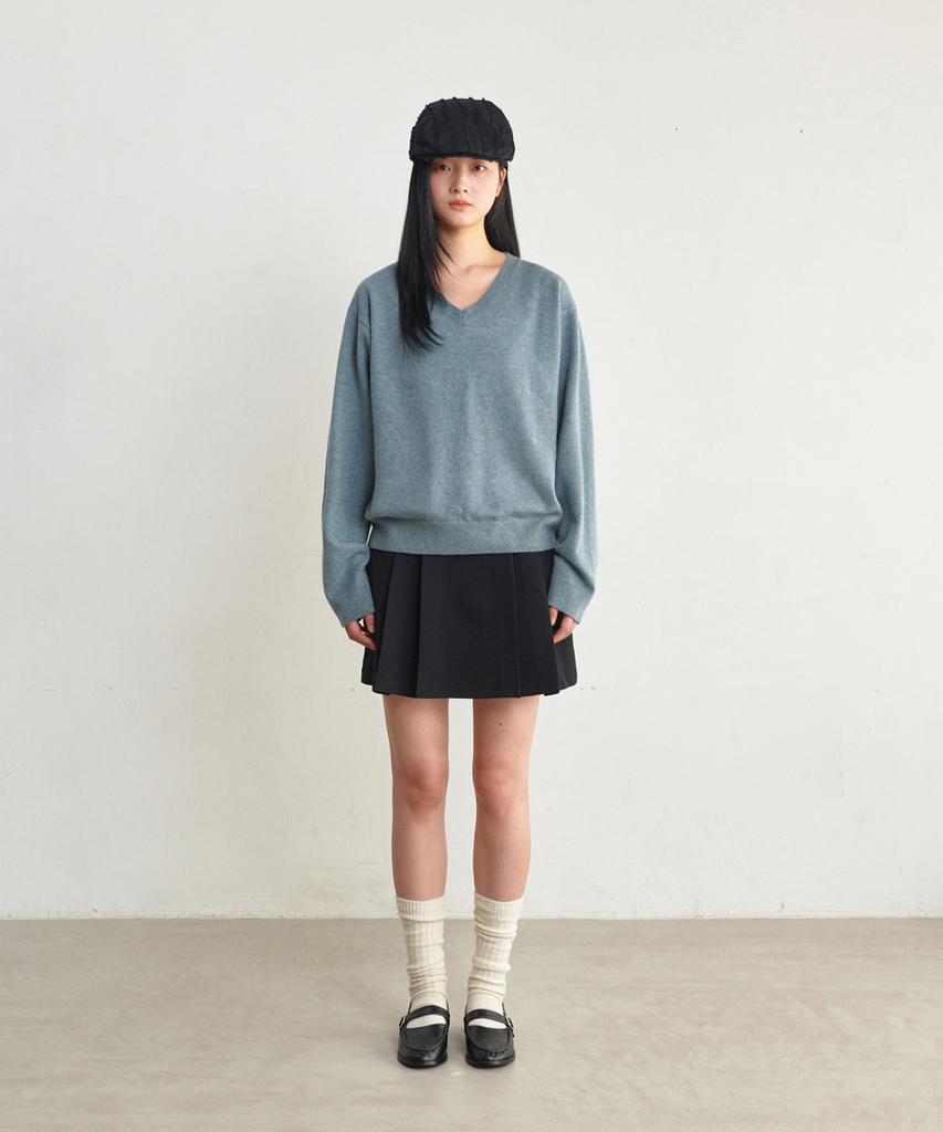 GLW [Unisex] Soft V-Neck Knit Mint