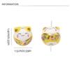 Kitty Maneki-neko Beads Cat DIY Jewelry Accessory Fashion Plutus Cat Beads  DIY Jewelry