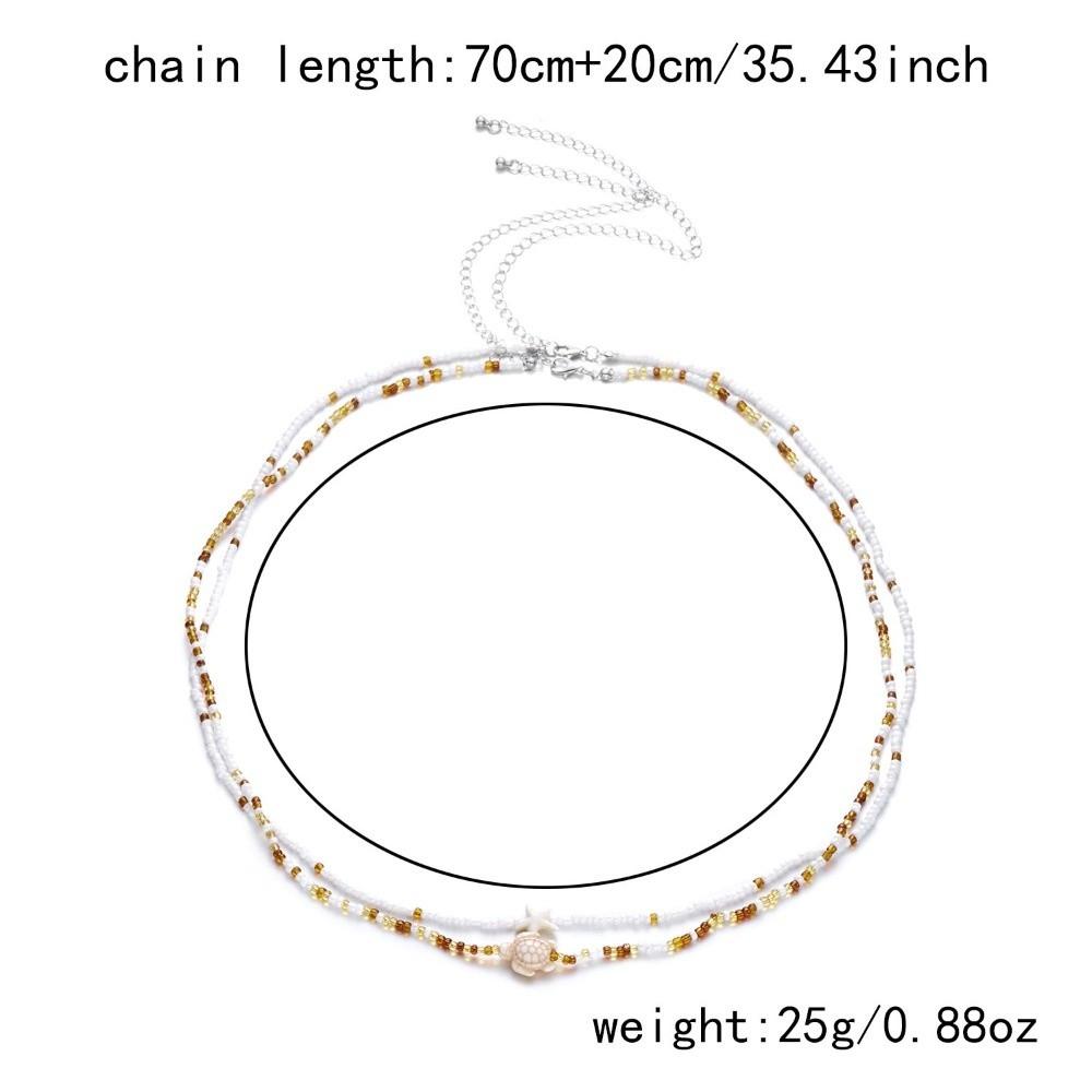 2 Stück/Set Seestern Bikini Bauchkette Körperschmuck Körperkette Schmuck Perlen Taillenkette Strand