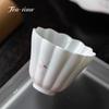 Handbemalte Rosa Orchidee Teetasse Keramiktassen Handgefertigt Blütenblatt Porzellan Teetasse Buddha Hand Tasse Teetassen Ungewöhnlicher Hersteller Jingde Town