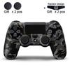 DATA FROG Soft Silicone Case For PS4 Controller Camo Protection Skin For Sony PS4 Pro Slim Gamepad Thumb Grips Joystick Caps