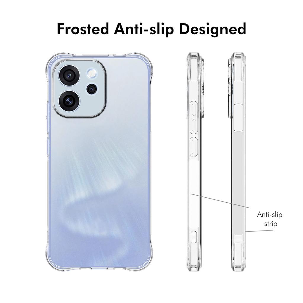 For Oppo Reno15 F 5G Clear Phone Case ENKAY HAT PRINCE Shockproof Anti-slip TPU Cover