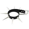 European Unisex Gothic Punk Rivet Spike Leather Choker