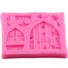 Mushroom House Fairy Tale Silicone Mold for Log Cabin Cakes and Chocolates