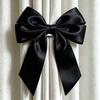 1Pc French-Style Bow with Ribbon - Elegant Bow with Ribbon Curtain Tiebacks, Luxurious Holders for Drapes, Blinds, Curtains