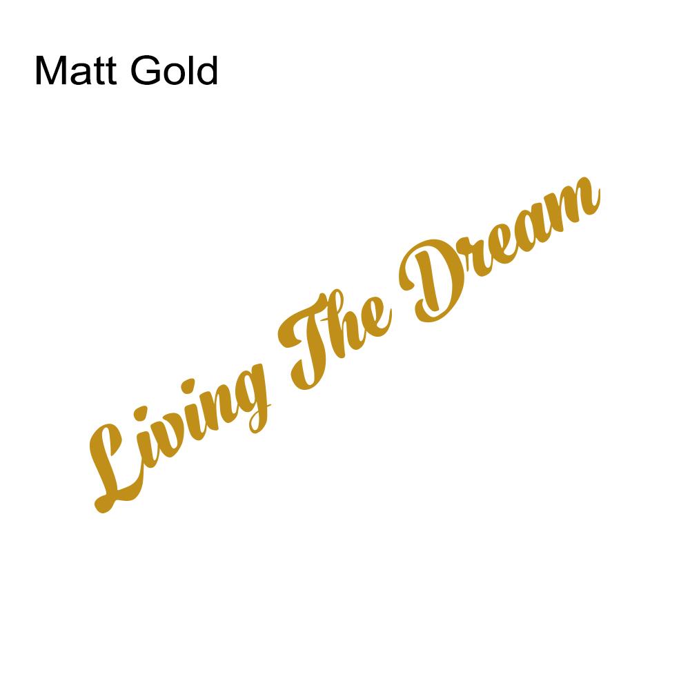 Car Stickers For MAN TGX TG Auto Accessories Living The Dream Styling Vinyl Film Whole Body Decor Decals Multicolor Available