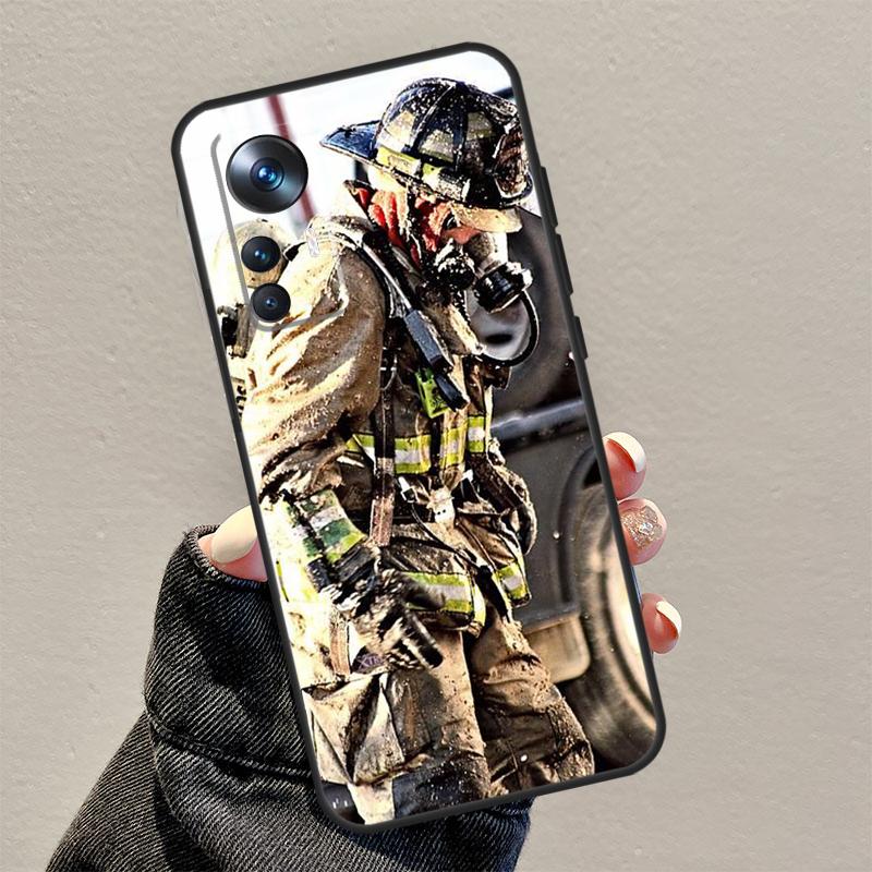 Firefighter Fireman Heroes Case For Xiaomi 15 13 14 Ultra 11T 12T 13T 14T Pro Cover For POCO X7 X6 X3 X5 F5 F6 F7 Pro