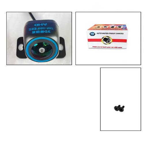 Reversing image reversing camera AHD1080P HD night vision car camera waterproof and sunscreen. 12 V