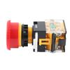 22MM Red Self Locking Emergency Stop Switch Button with Big Mushroom Head
