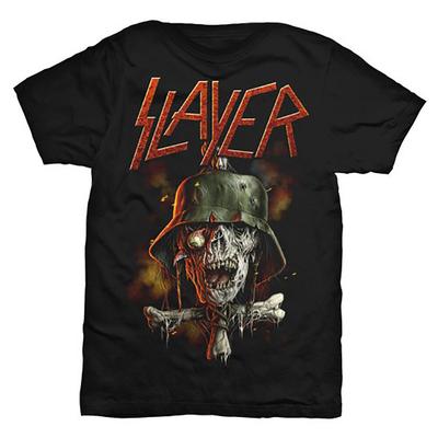 Slayer Tričko Voják Kříž Metalová Kapela Oficiální Černé Nové