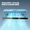 jijijing Portable Mini Split Air Conditioner Fan, Adjustable Speeds Energy Saving Misting Cooling Quiet Wall Mount Desk Fan for Home Office